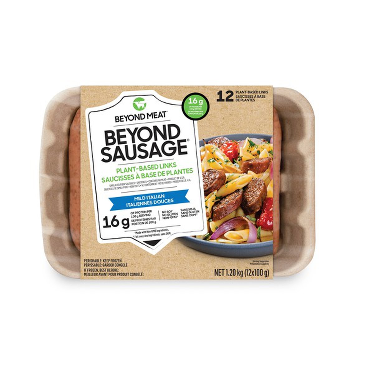 Beyond Meat Plant-Based Mild Italian Sausage