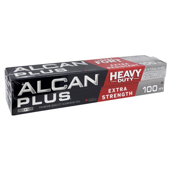 Alcan® Plus® Extra Wide Premium Quality Aluminum Foil 100m Box Reviews 2024