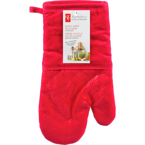 Presidents Choice Red Easy Grip Oven Mitt