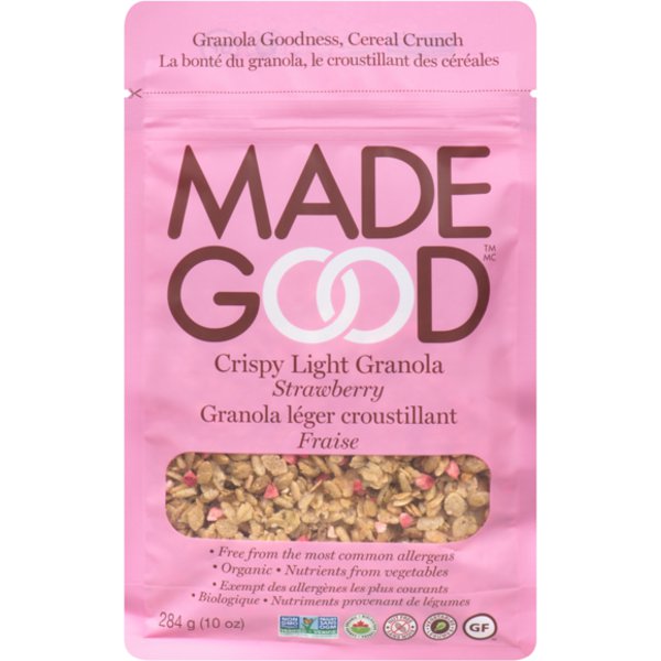 Made Good Organic Strawberry Crispy Light Granola
