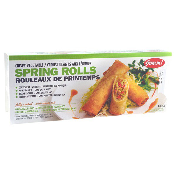 Sum-m! Vegetable Spring Rolls