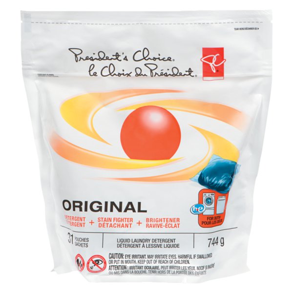Presidents Choice Original Single Dose Liquid Laundry Detergent
