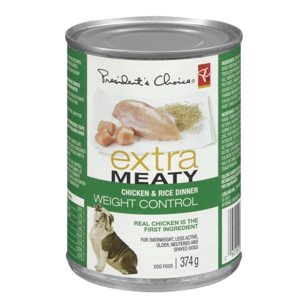 President's Choice Extra Meaty Slim Weight Control Dog Food (Chicken & Rice)