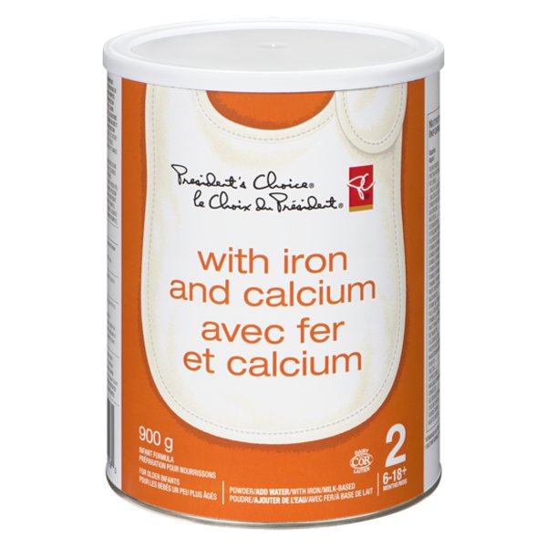 Presidents Choice Infant Formula Powder for Older Infants with Iron & Calcium