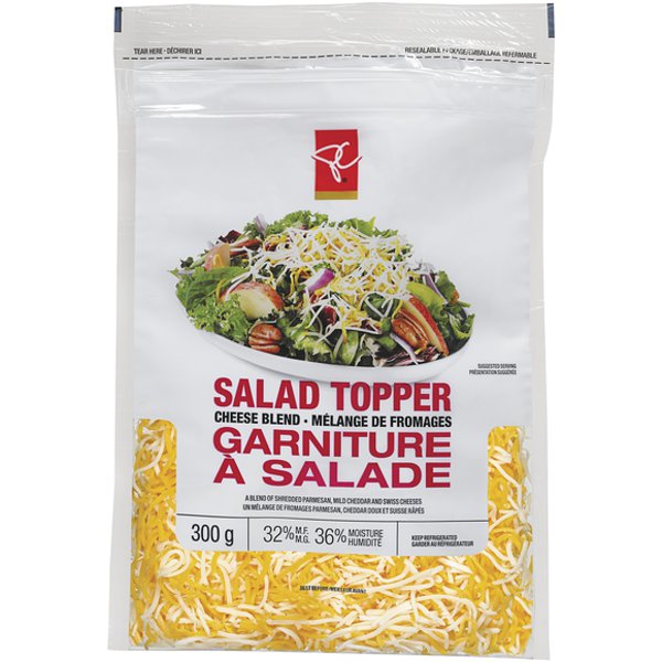Presidents Choice Shreds Salad Topper Cheese Blend