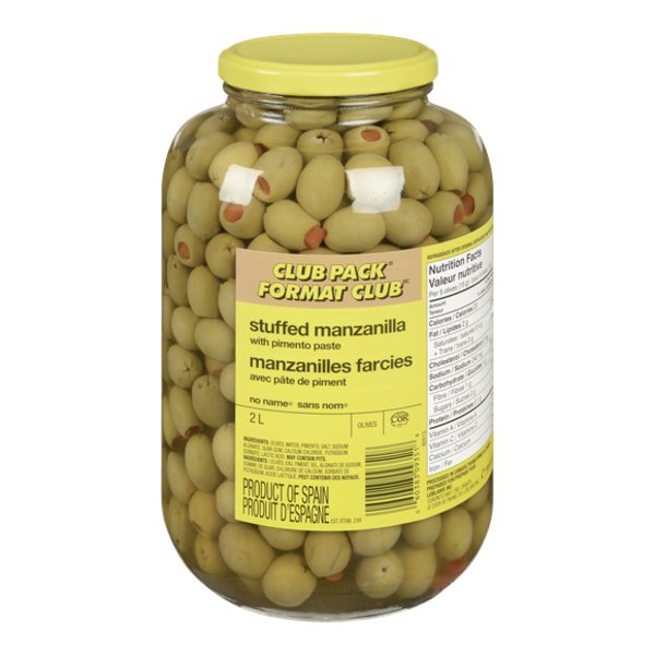 No Name Cp Stuffed Manzanilla Olives