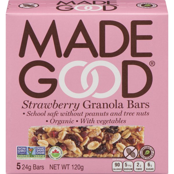 Made Good Organic Strawberry Granola Bar