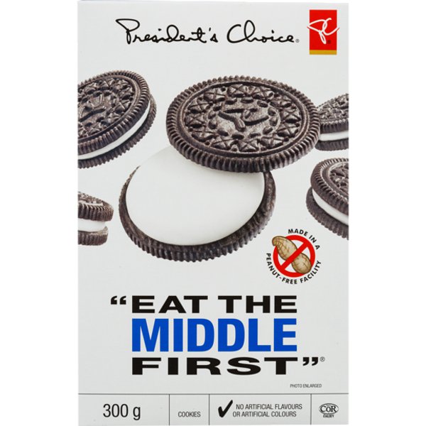 President Choice Eat The Middle First Chocolate Cookies