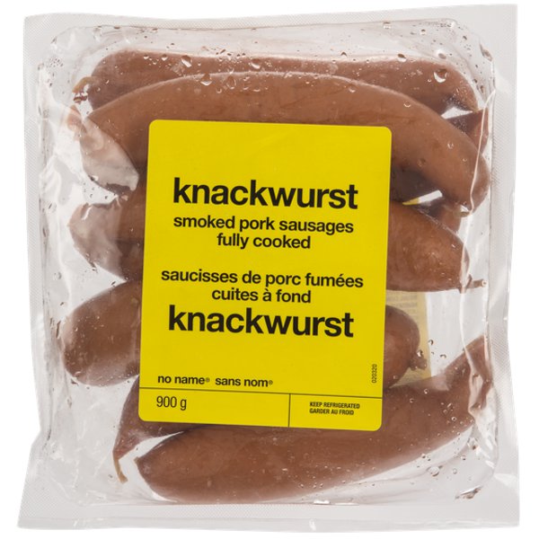No Name Knackwurst Smoked Sausages