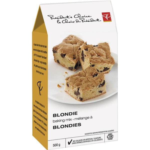 Presidents Choice Regular Blondie Bars Baking Mix