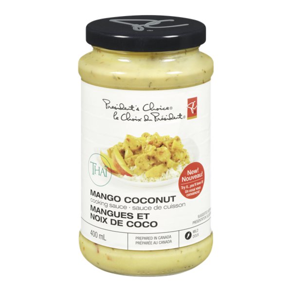 Presidents Choice Thai Mango Coconut Cooking Sauce