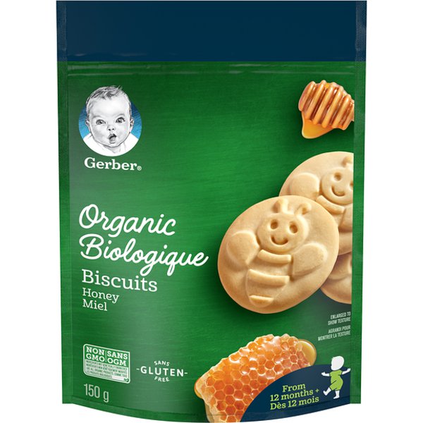 Gerber Organic Gluten Free Honey Biscuits