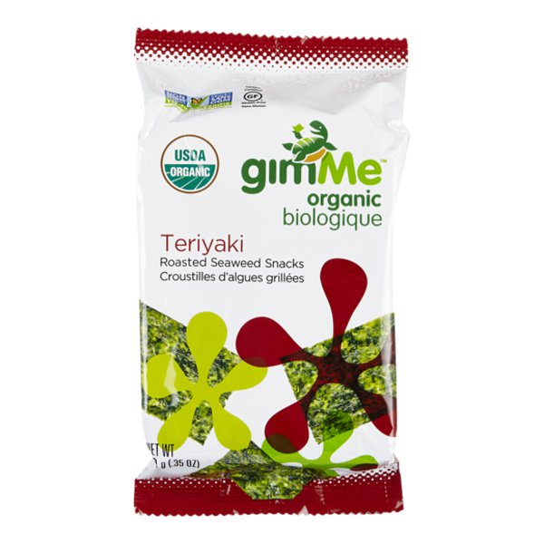 Gimme Snacks Teriyaki Organic Seaweed Snacks