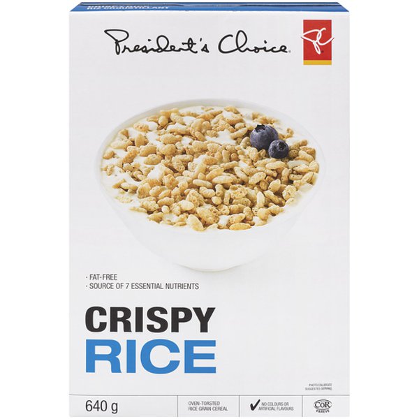 President's Choice Crispy Rice Cereal