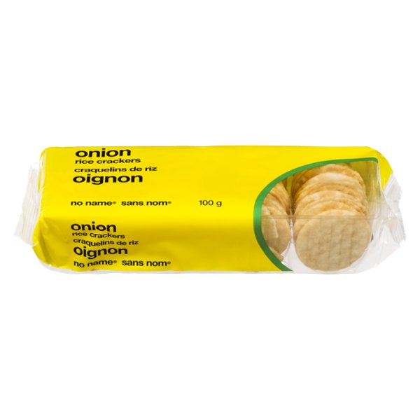 No Name Onion Rice Crackers