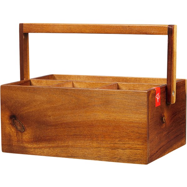 Presidents Choice Acacia Cutlery Holder