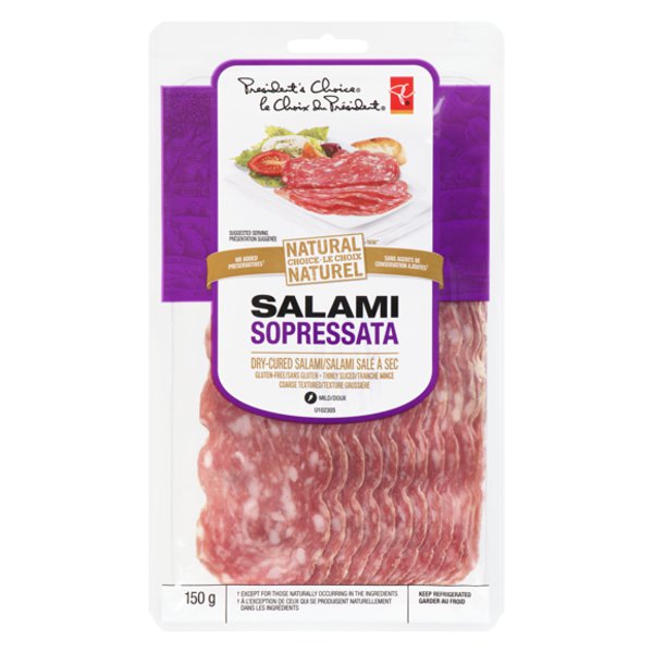 Presidents Choice Splendido Soppressata Salami