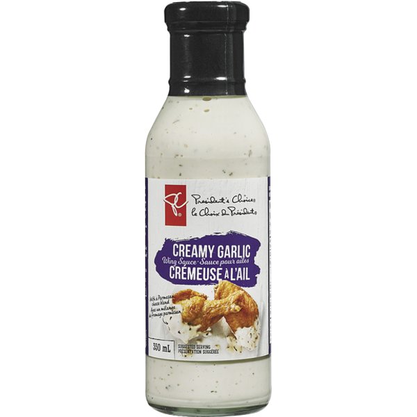 Presidents Choice Creamy Garlic & Parmesan Wing Sauce