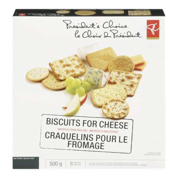 Presidents Choice Biscuits For Cheese