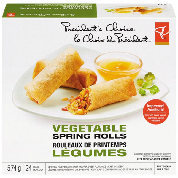 Presidents Choice Vegetable Spring Rolls