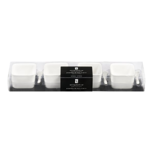 Presidents Choice 8-Piece Deep Bowl & Spoon Set