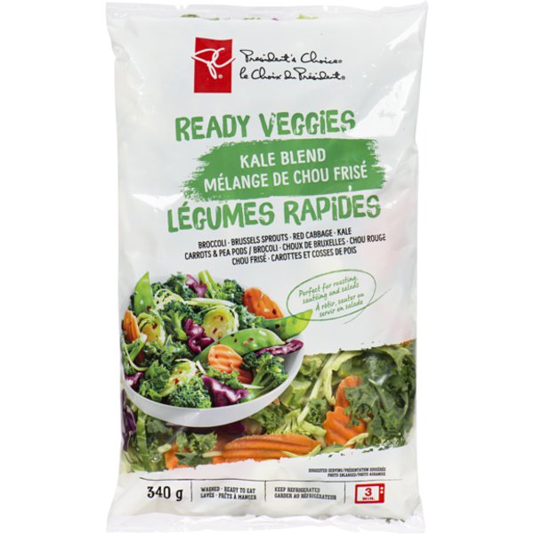 Presidents Choice Ready Veggie Kale Blend