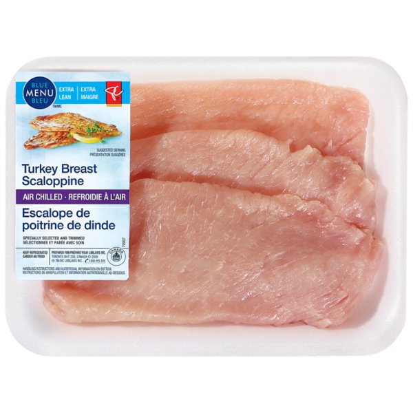 Presidents Choice Turkey Breast Scallopini