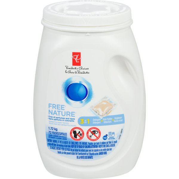Presidents Choice Free Single Dose Liquid Laundry Detergent