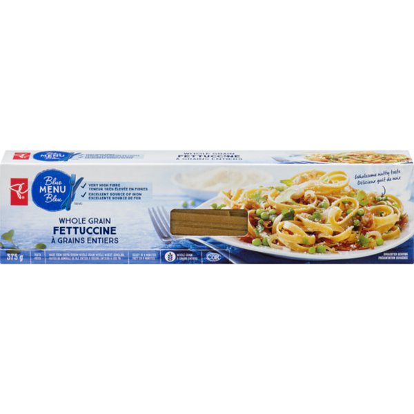 Presidents Choice Blue Menu Weight Watchers Fettuccine Alfredo