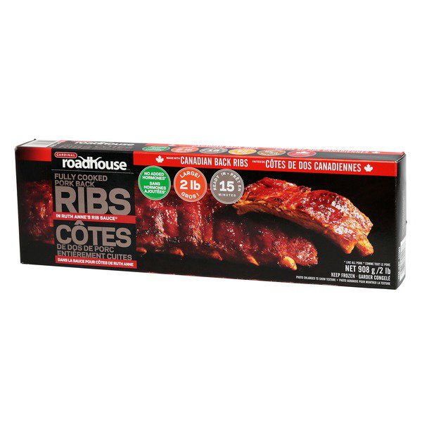 Cardinal Roadhouse Pork Back Ribs in Barbecue Sauce