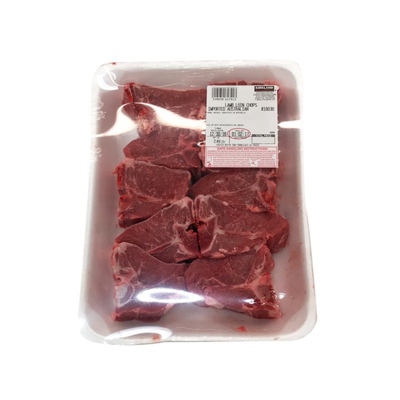 Kirkland Signature Lamb Loin Chops Australian ~1KG