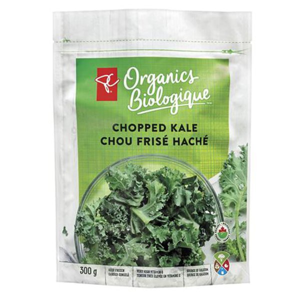 Presidents Choice Organics Frozen Kale