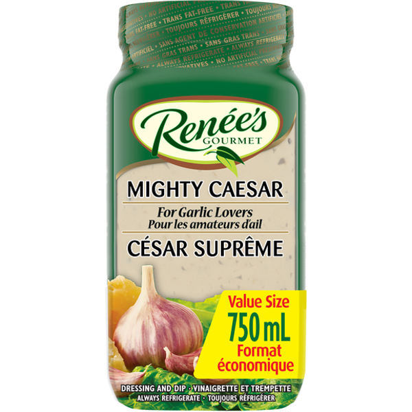 Renee’s Gourmet Mighty Caesar Salad Dressing - Value Size 750 ML