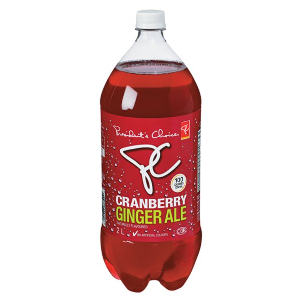 Presidents Choice Cranberry Ginger Ale