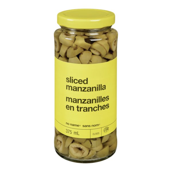 No Name Manz Sliced Olives