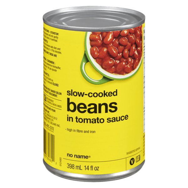 No Name Slow Cooked Beans in Tomato Sauce
