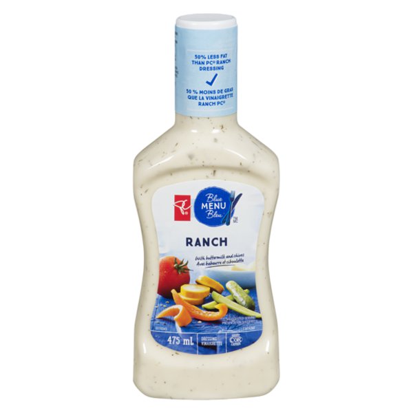 President Choice Blue Menu Ranch Light Salad Dressing