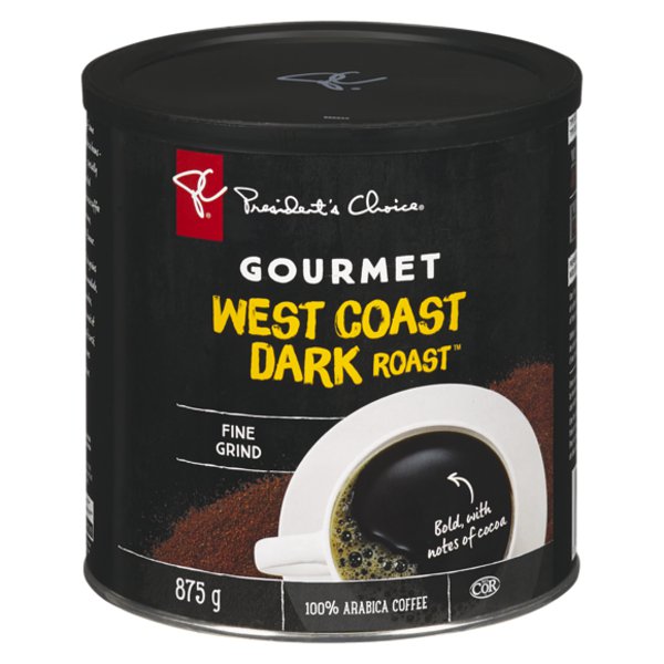 President's Choice Dark Grade West Coast Coffee