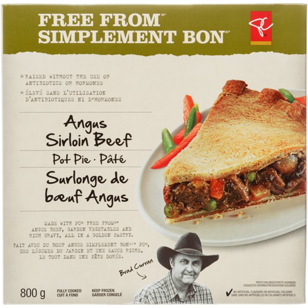 Presidents Choice Free From Sirloin Beef Pie