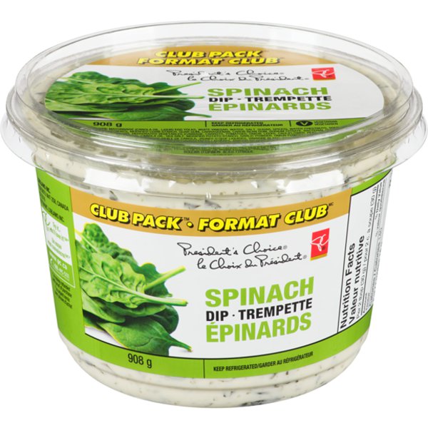 Presidents Choice Spinach Dip