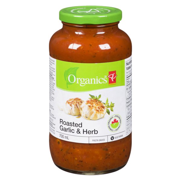 Presidents Choice Roasted Garlic & Herb Organic Pasta Sauce