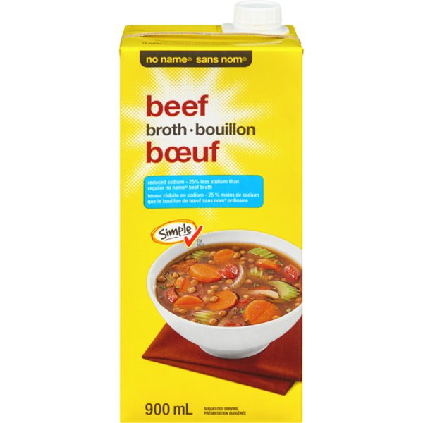 No Name Reduced Sodium Beef Broth