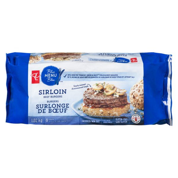 President's Choice Blue Menu Beef Sirloin Burgers