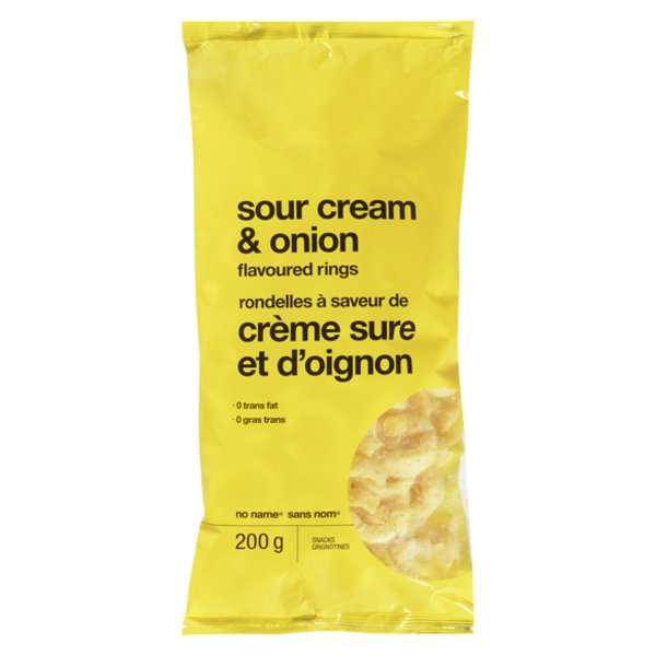 No Name Sour Cream & Onion Rings
