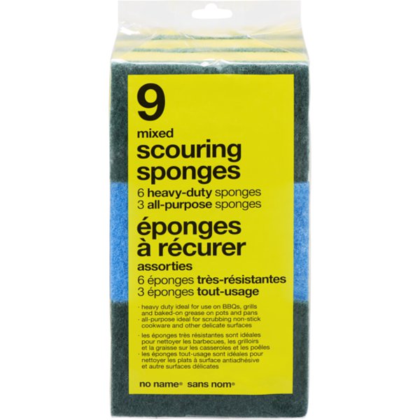 No Name Mixed Scour Sponges