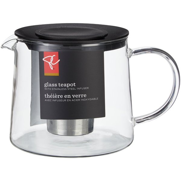 Presidents Choice Glass Teapot With Infuser