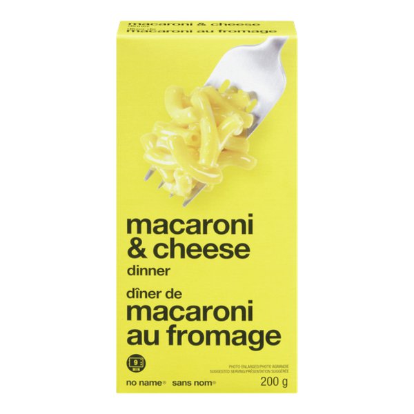 No Name Macaroni & Cheese Dinner