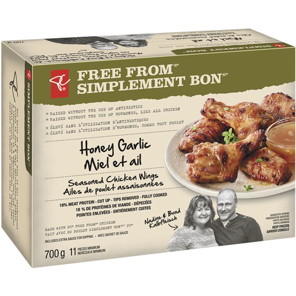 Presidents Choice FF Honey Garlic Chick Wings