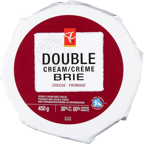Presidents Choice Double Cream Brie 450g