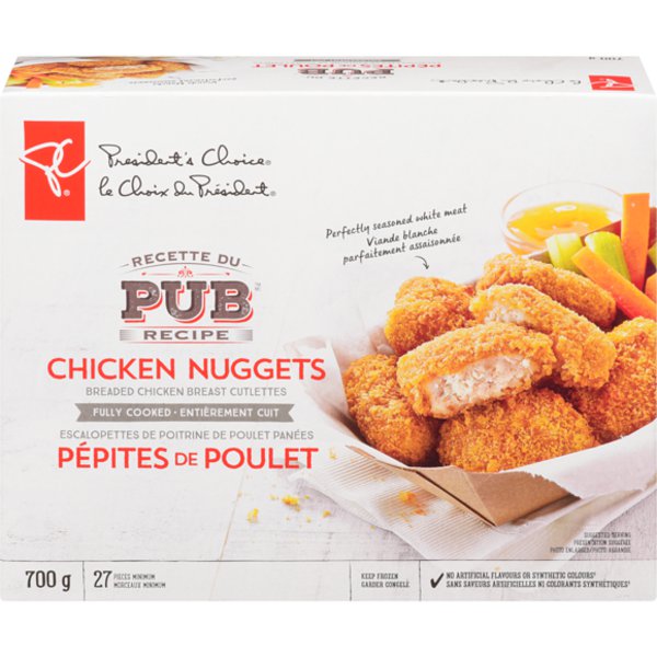 Presidents Choice Pub Recipe Chicken Nuggets